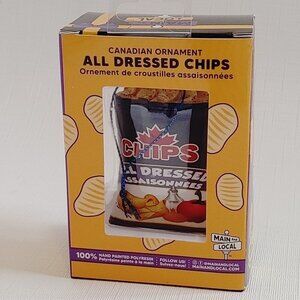 Main and Local All Dressed Chip Bag Ornament Christmas Tree BNIP
